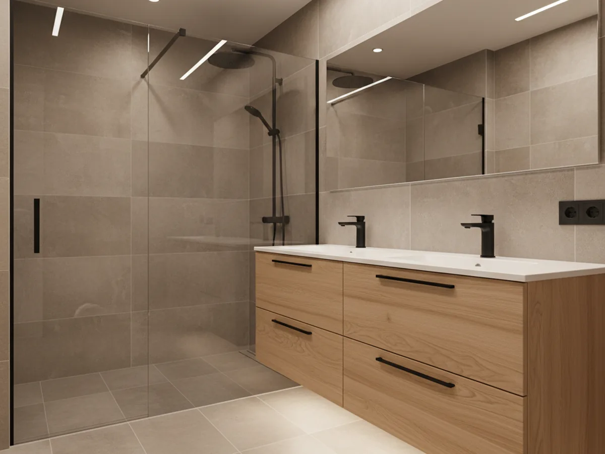 Reforma de baño con acabados premium en Bilbao